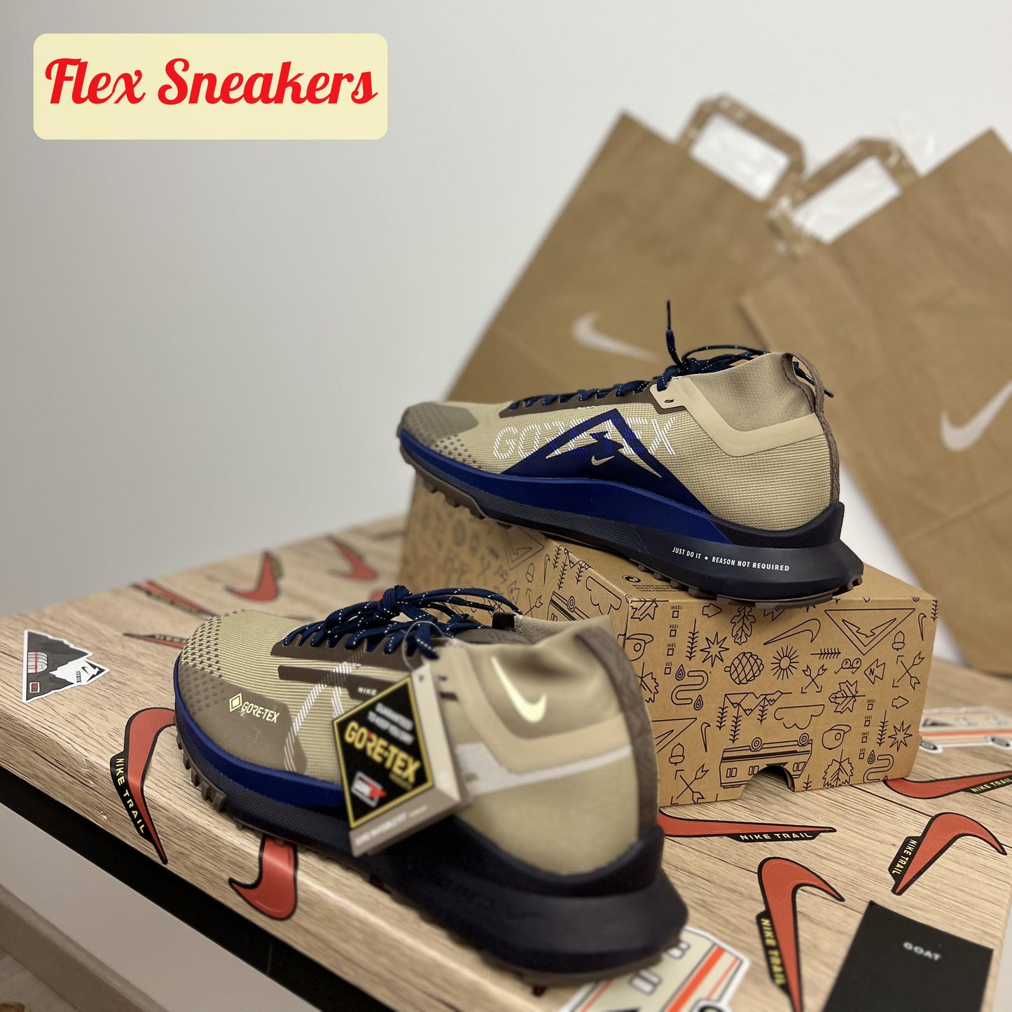 React Peg Trail 4 GTX SU Khaki