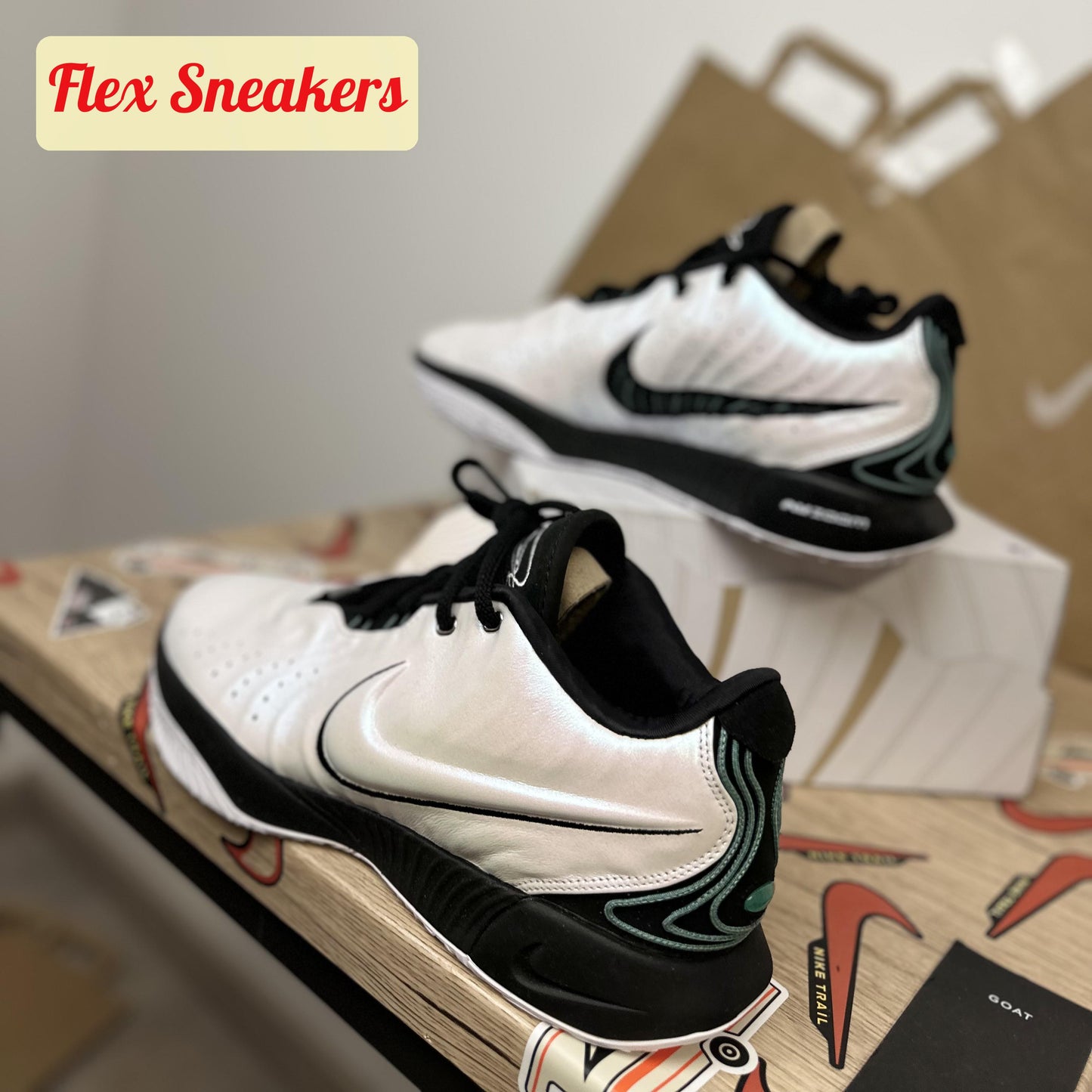 LeBron XXI White/Black-Bicoastal