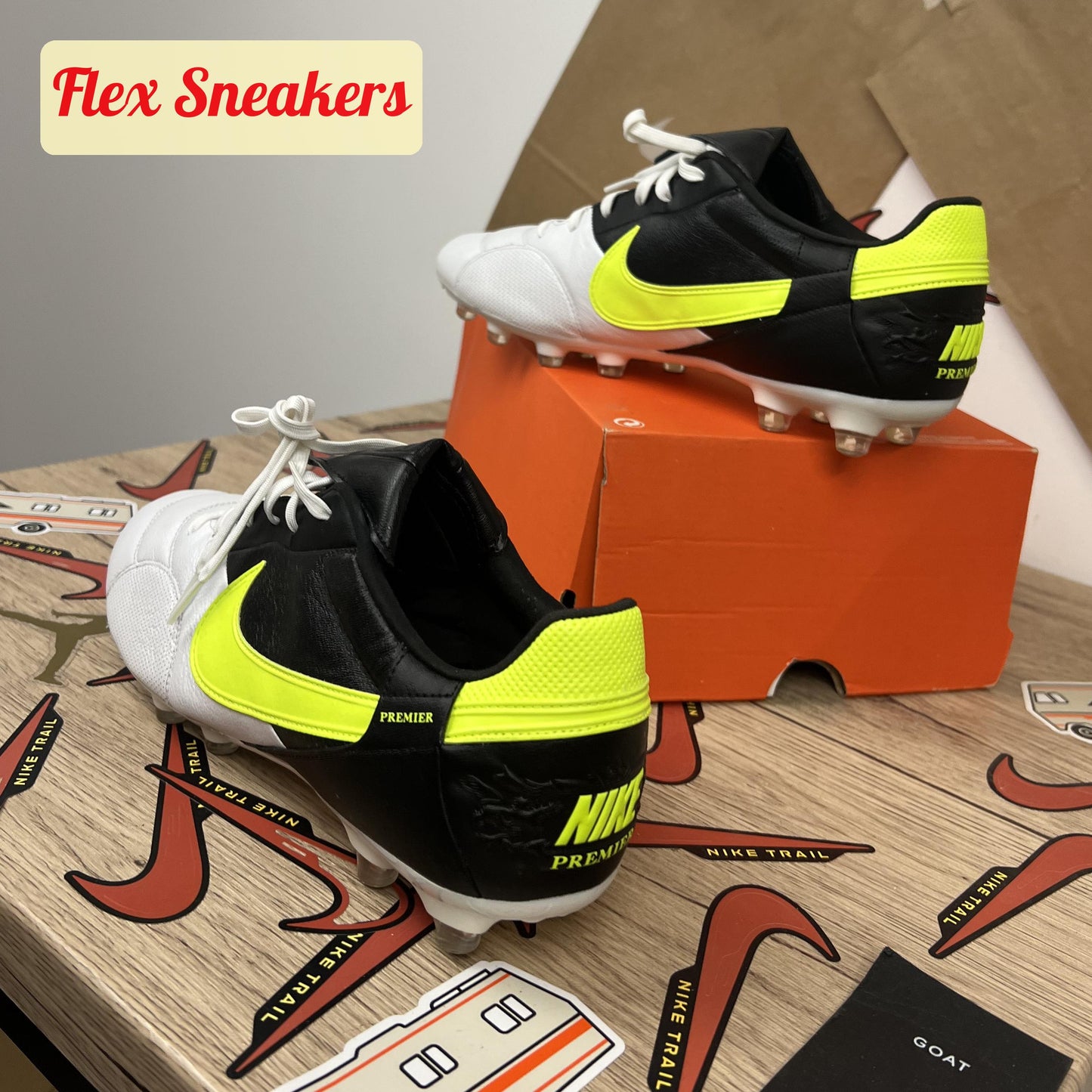 The Nike Premier III FG Black/Volt/White