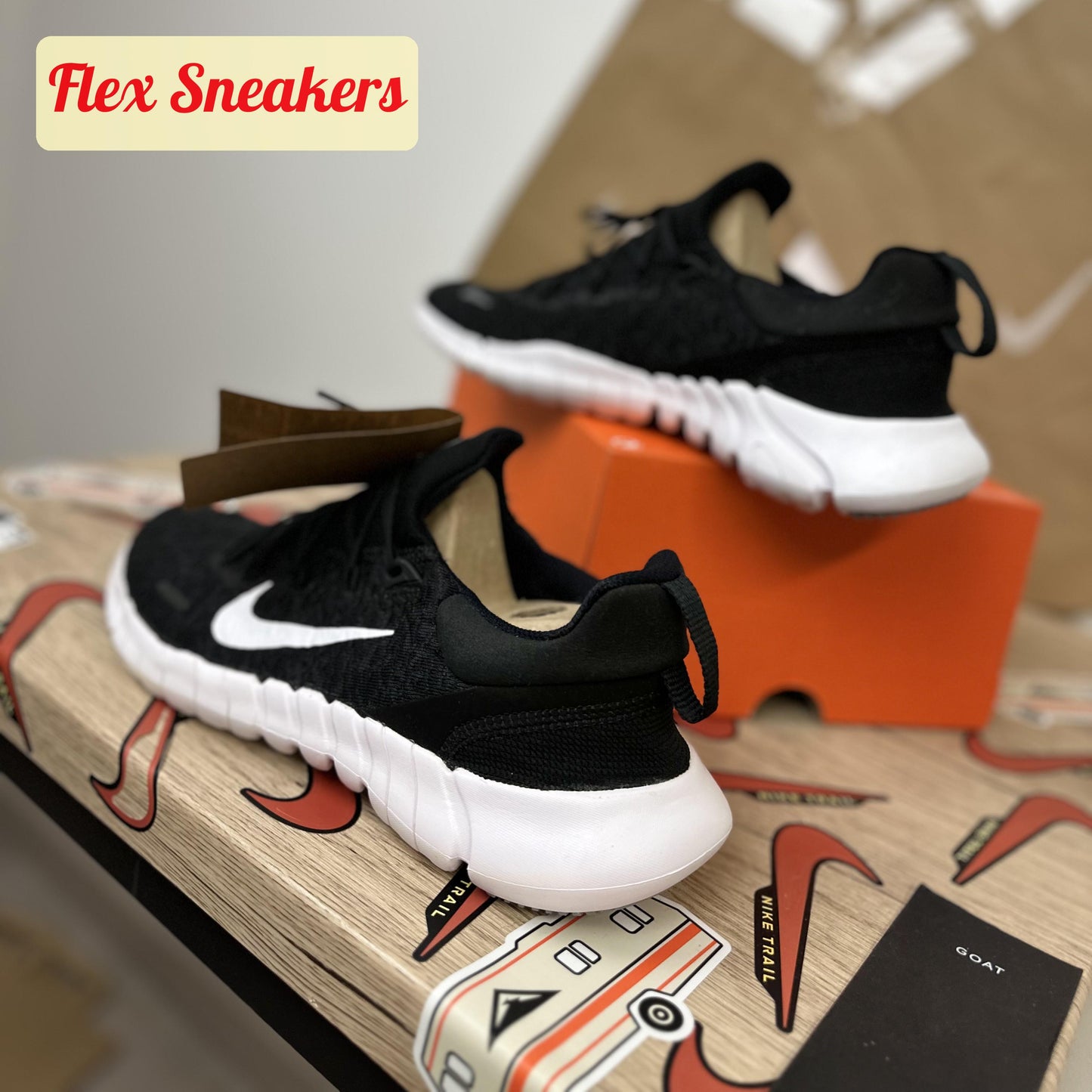 Free RN 5,0 Next Nature Black/White