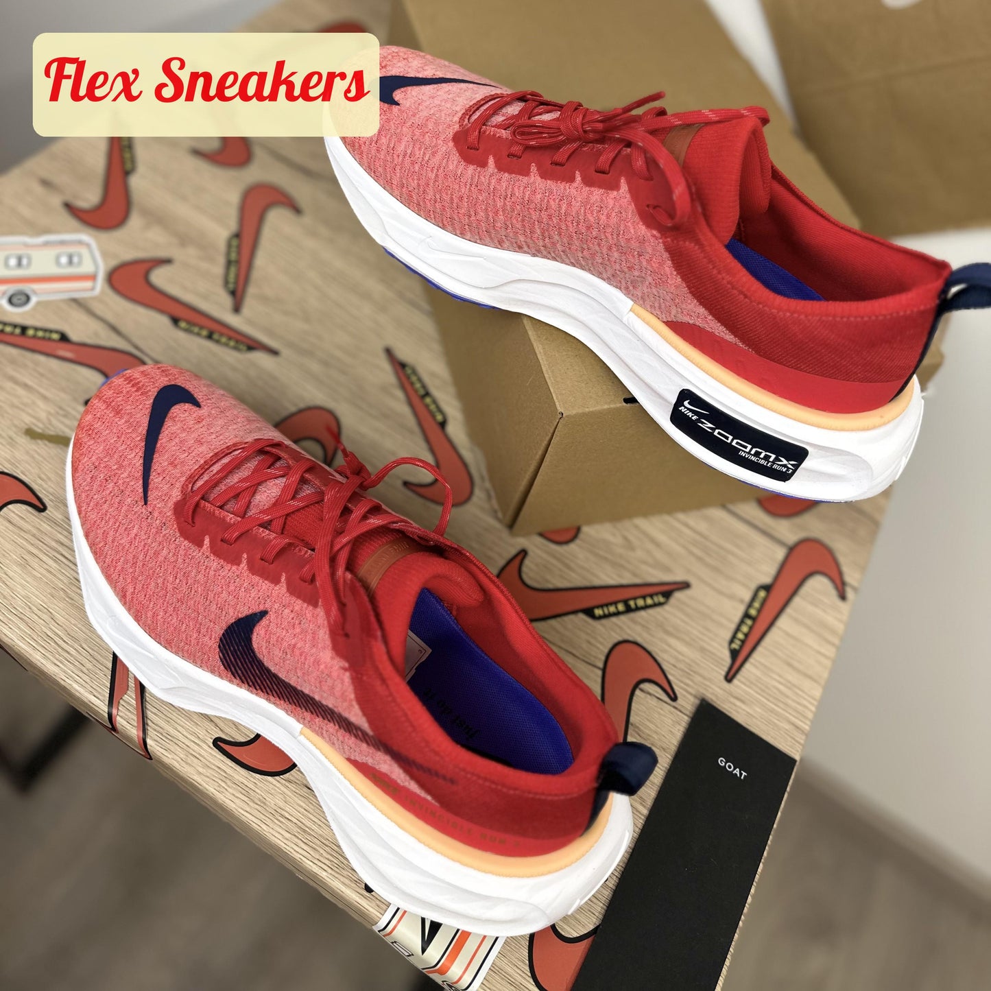 ZoomX Invincible Run FK 3 Red/Midnight