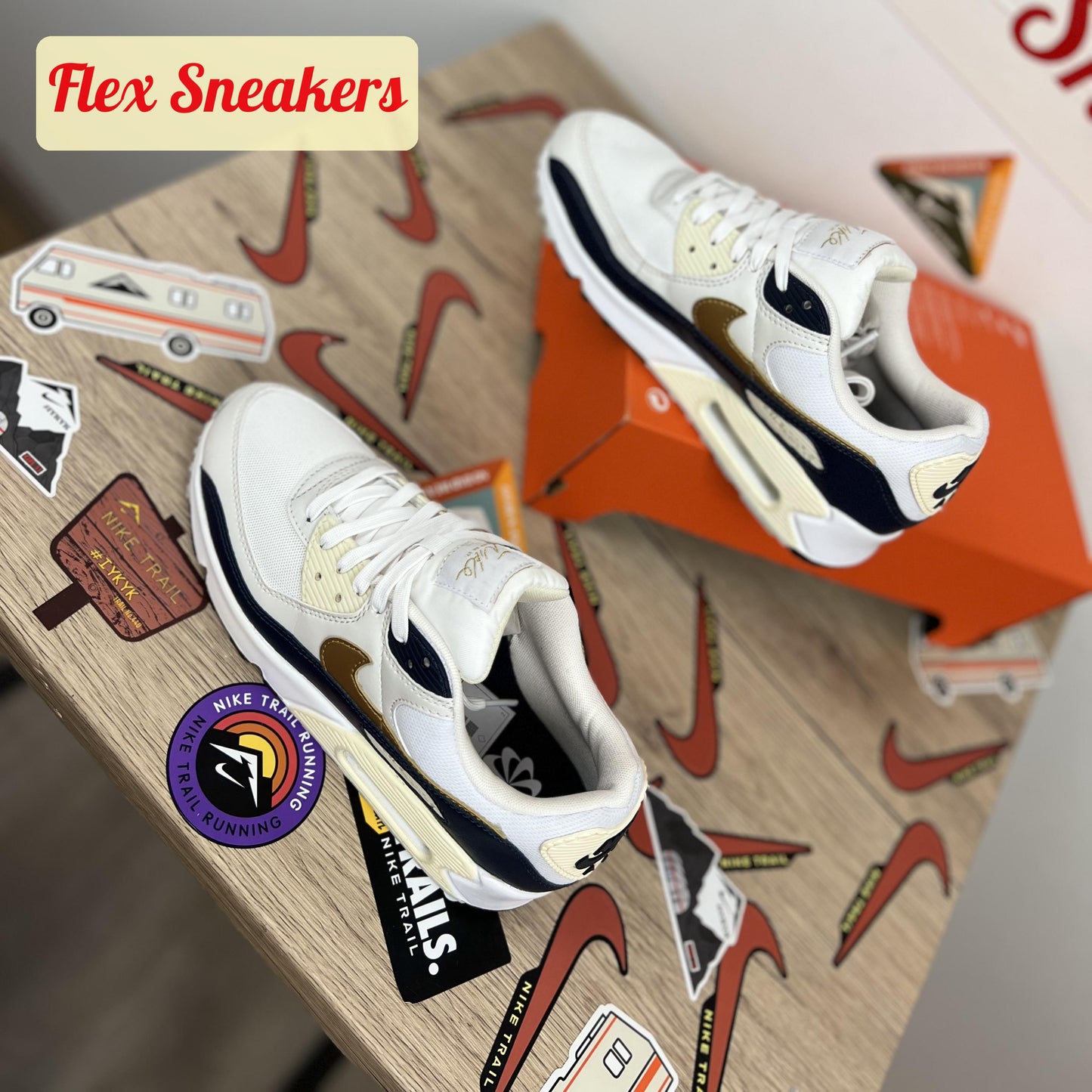 Air Max 90 NN White/Metalic-Gold