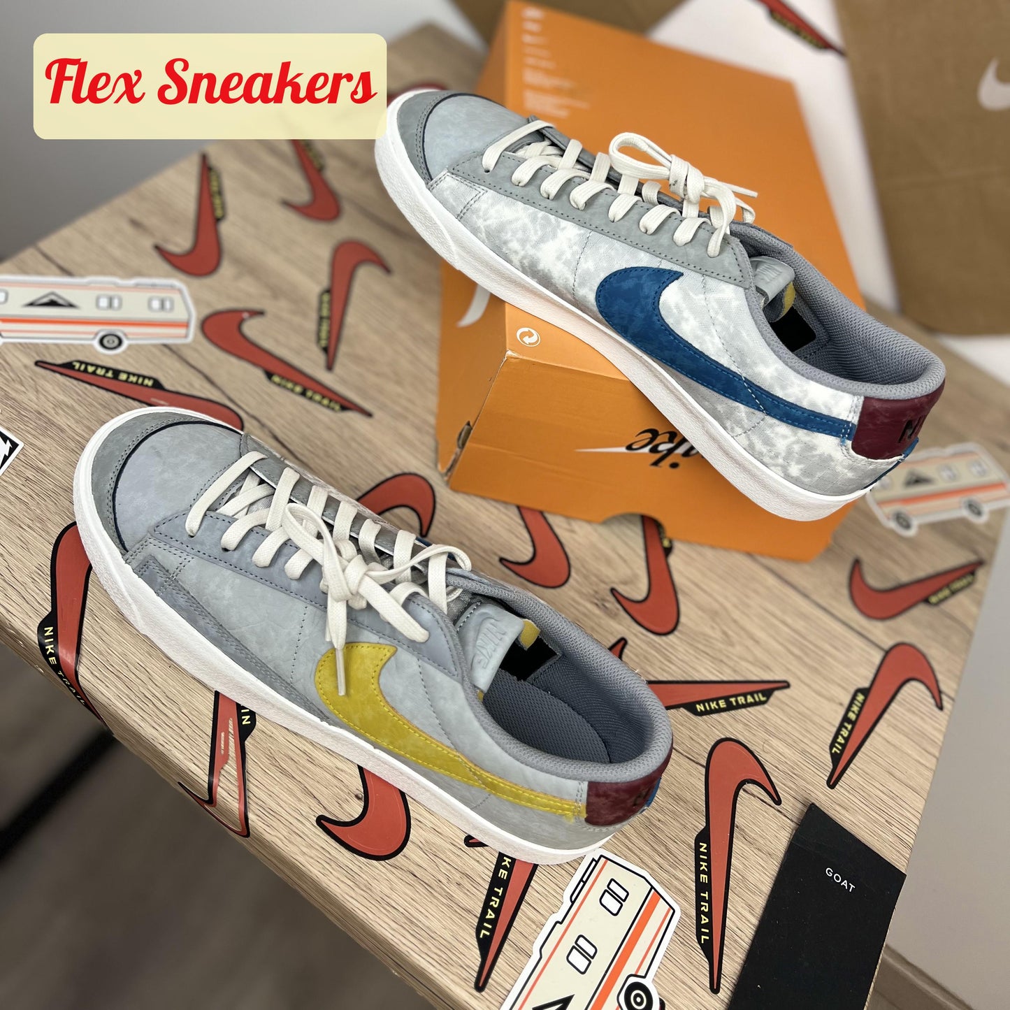 Blazer Low '77 Smoke-Grey/Dark-Citron