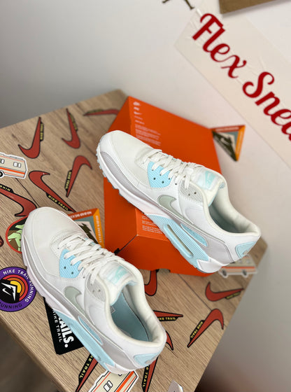 Air Max 90 White/Glacier-Blue