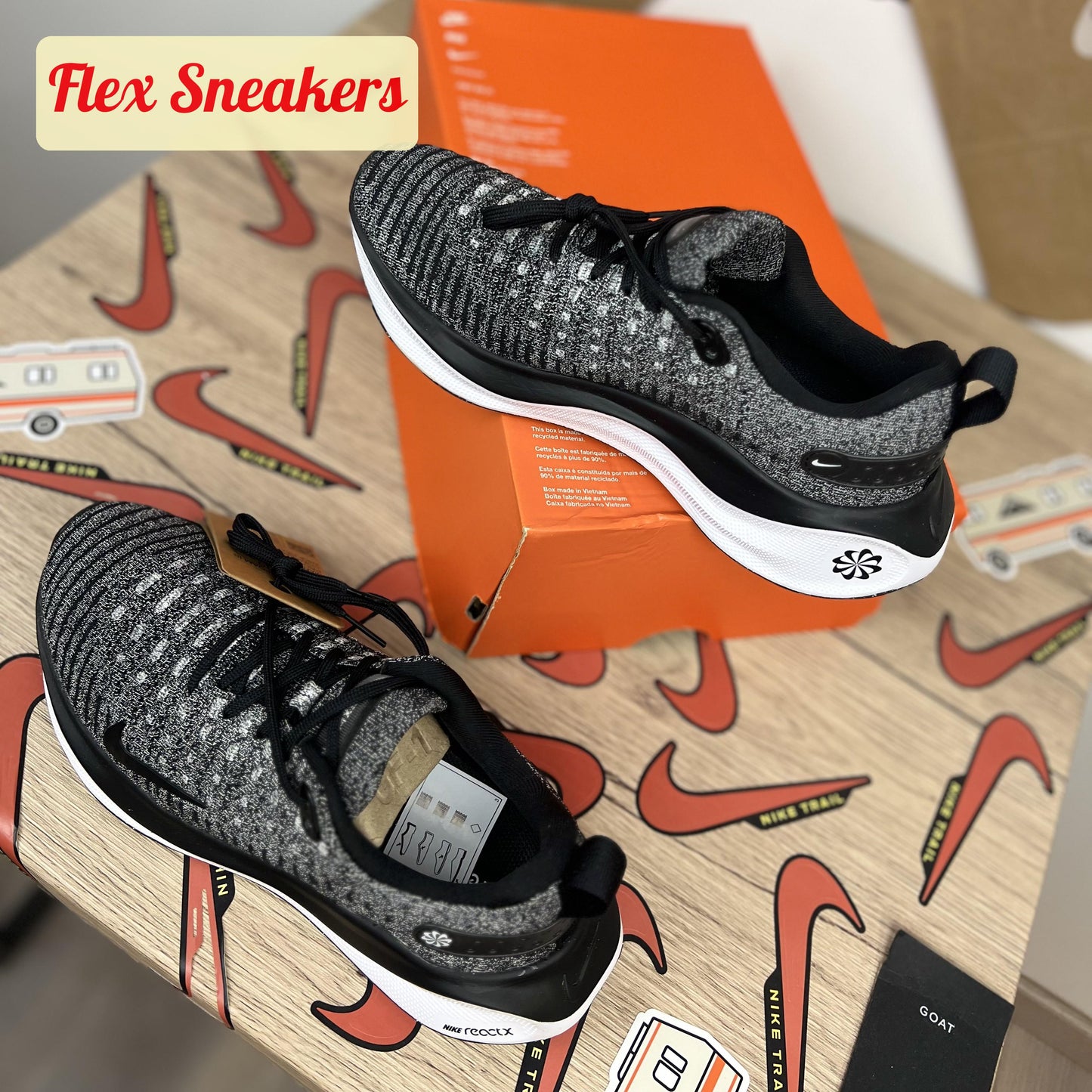 React Infinity Run 4 Black-White