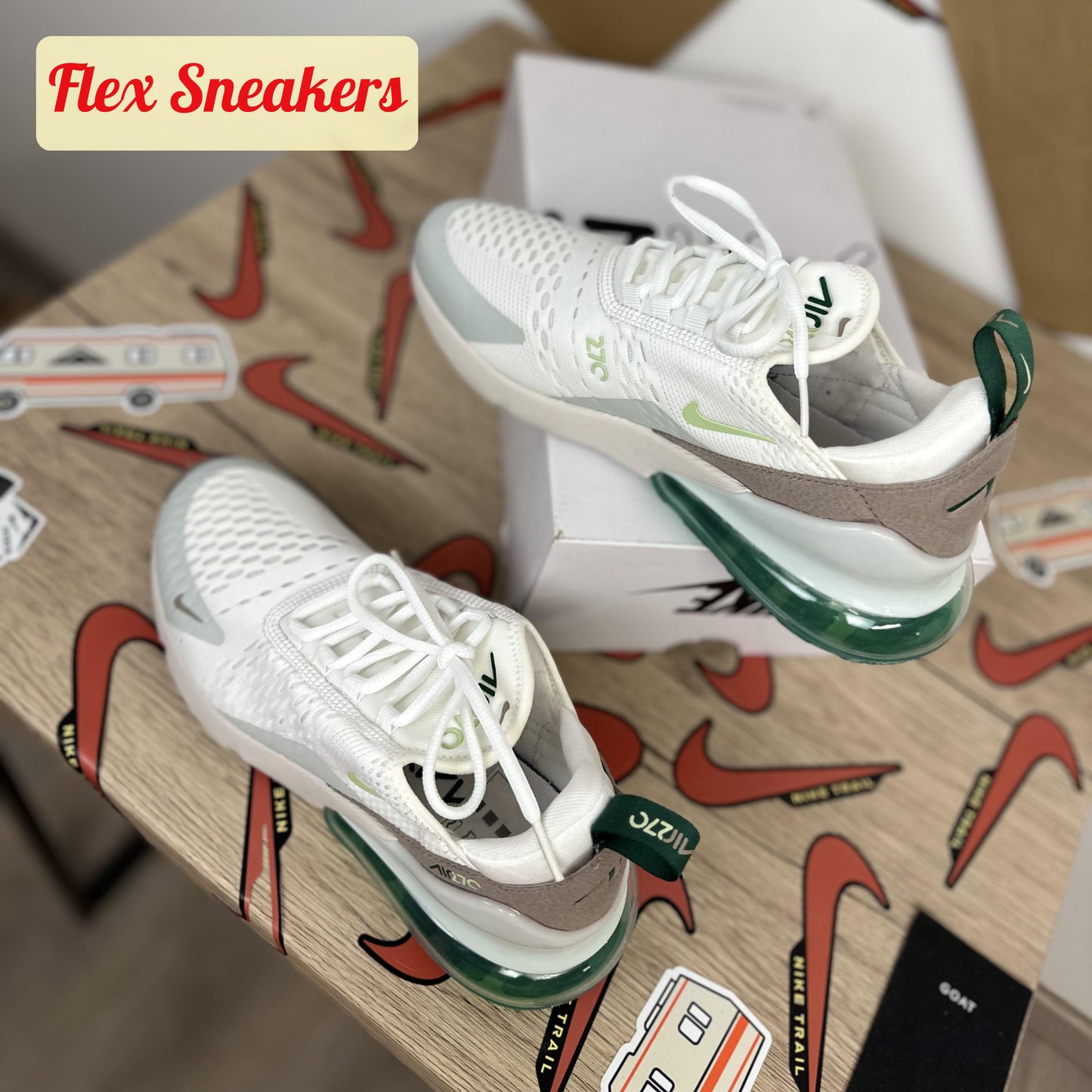 Air Max 270 White/Gorge-Green