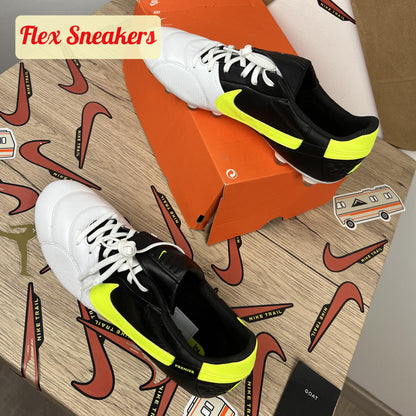 The Nike Premier III FG Black/Volt/White