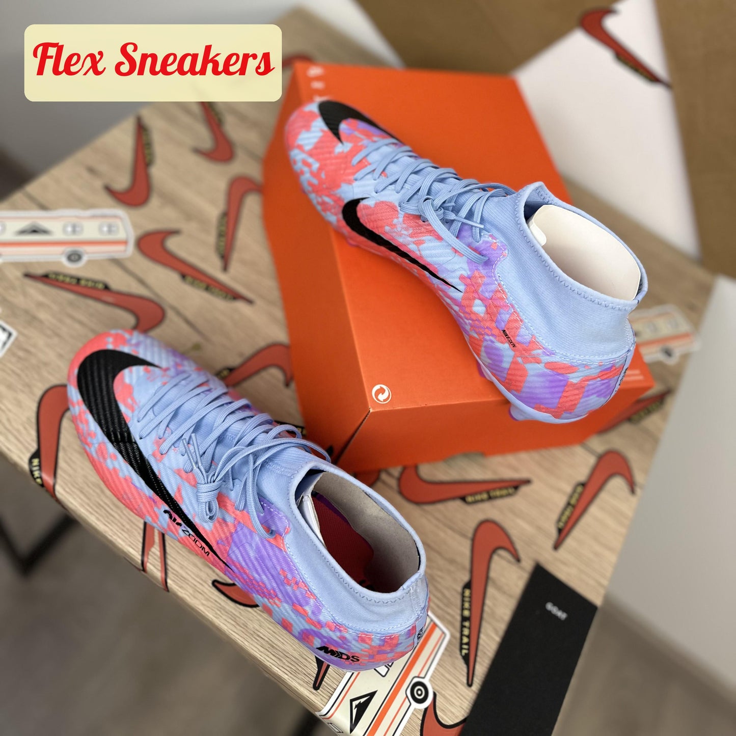 Zoom Superfly 9 MDS Academy FG/MG Blue/Pink