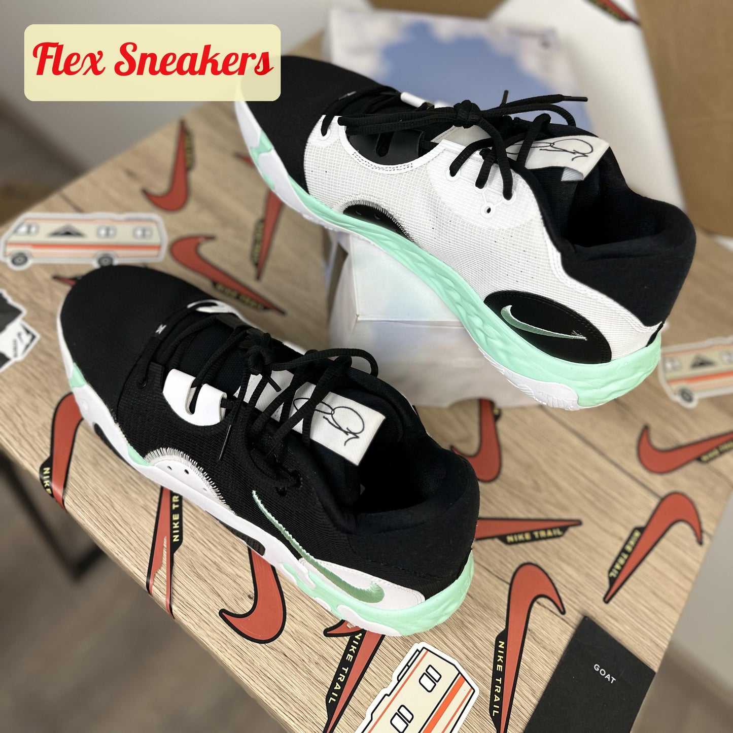 PG 6 Black/Mint-Green