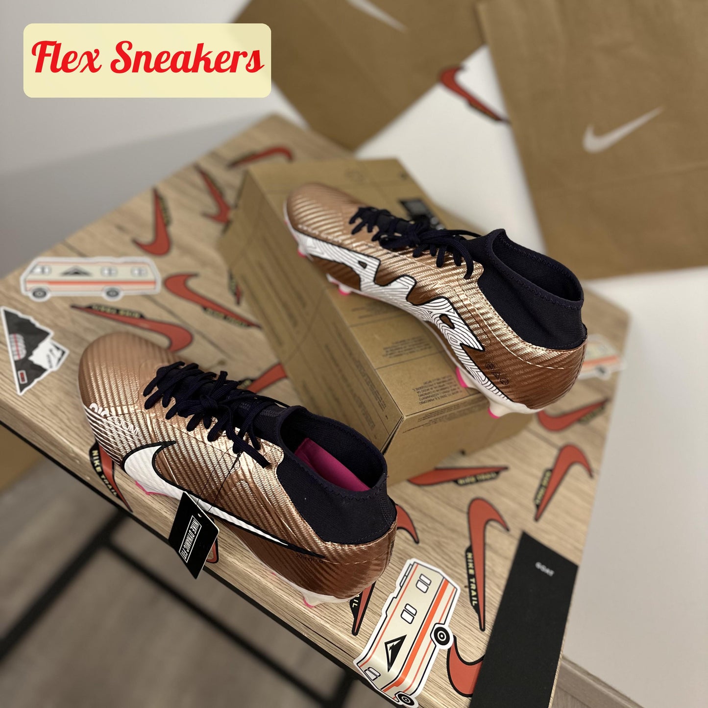 Zoom Superfly 9 Academy FG/MG Metallic-Copper