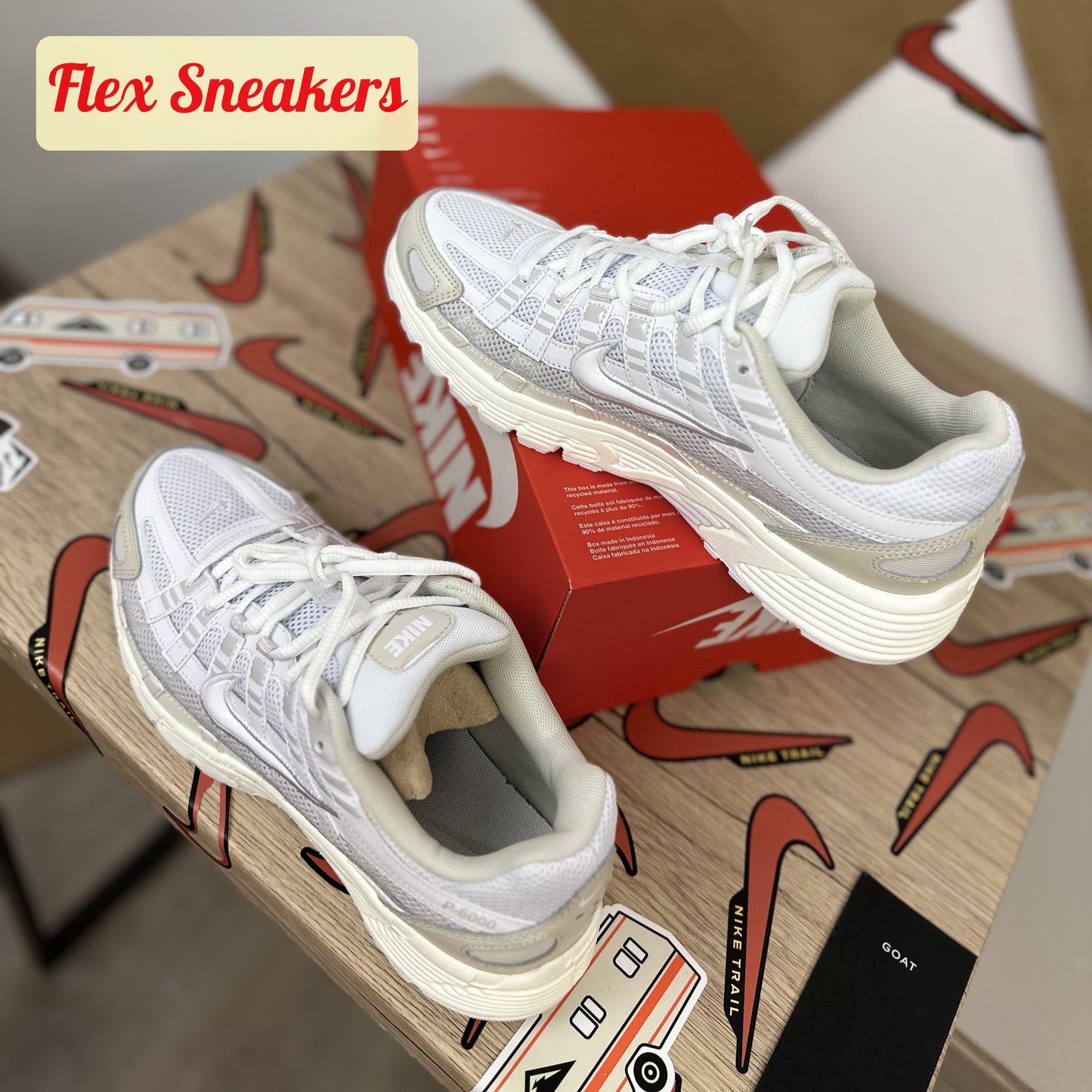 Nike P-6000 White/Grey