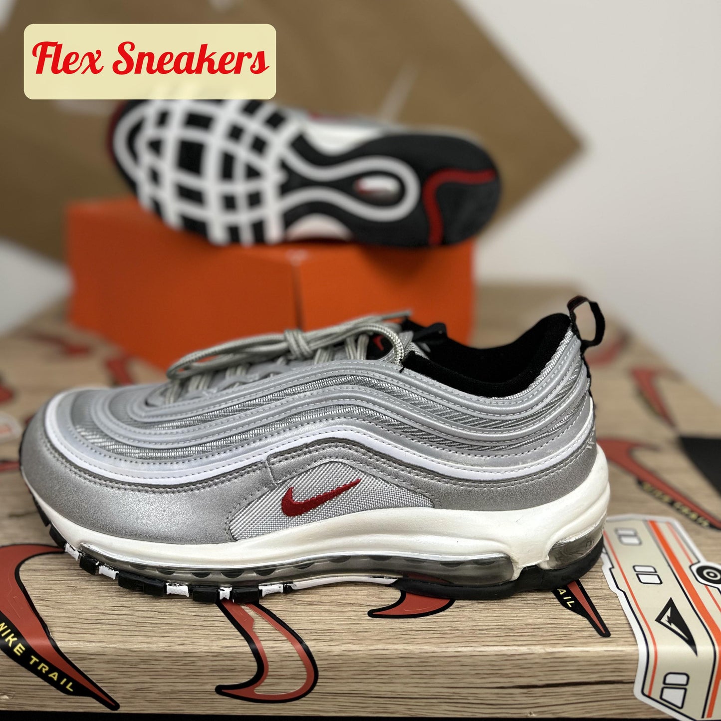 Air Max 97 OG Metallic-Silver/Red
