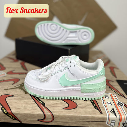 W  Air Force 1 LE (GS) White/Barely-Green