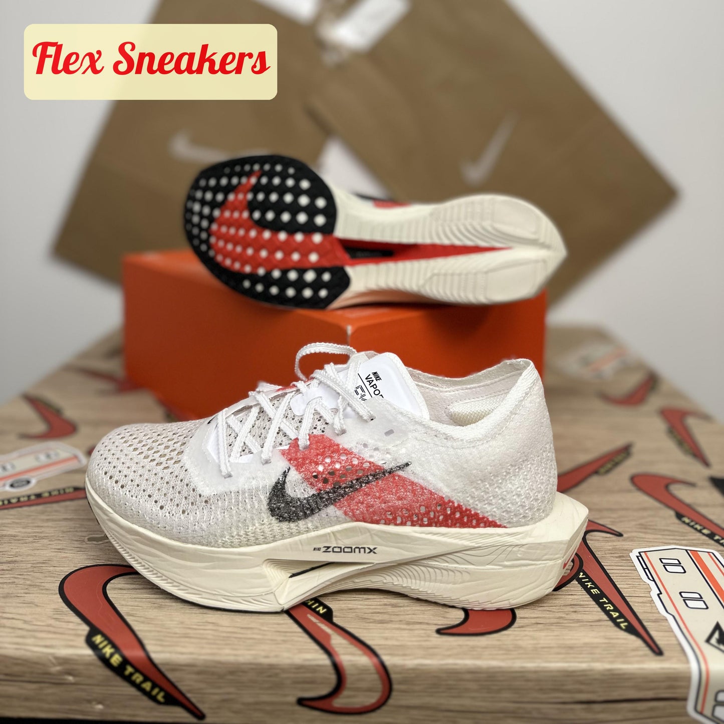 ZoomX Vaporfly Next% 3 EK White/Red