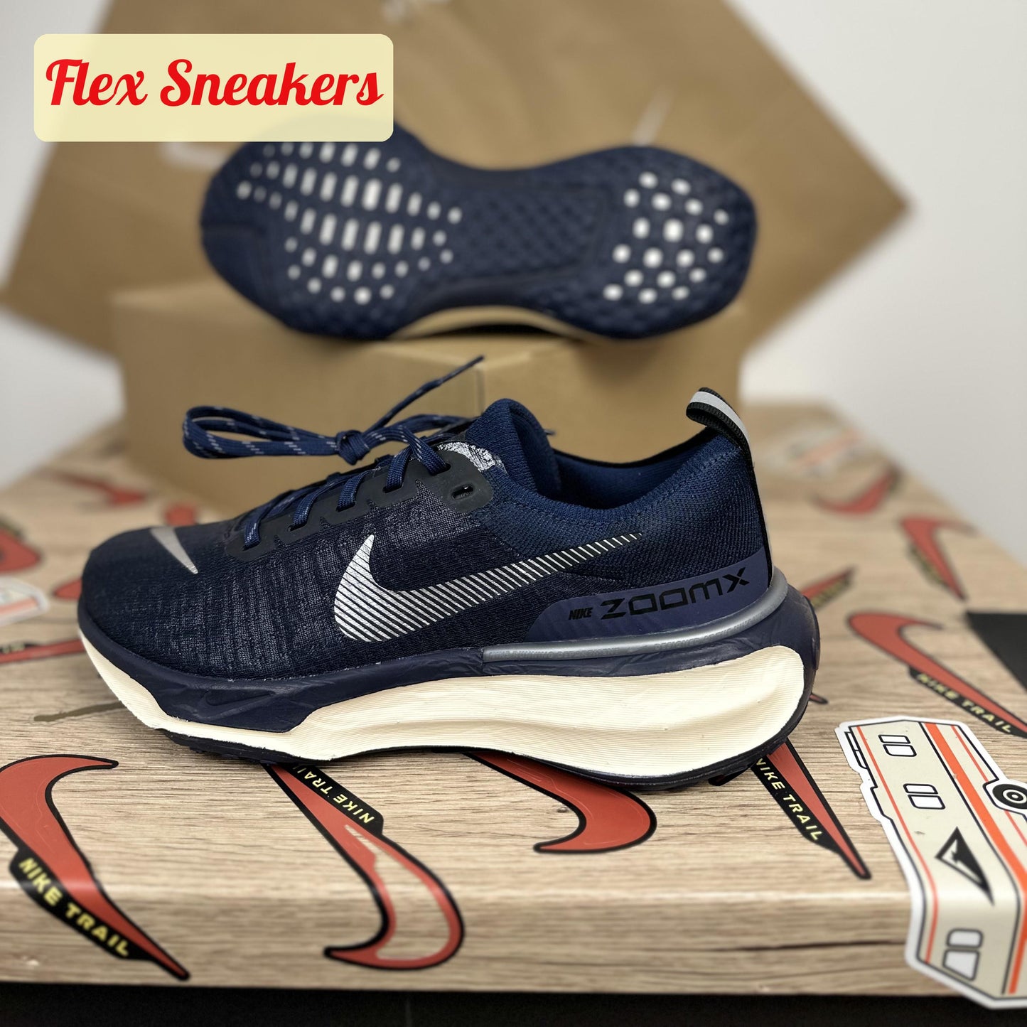ZoomX Invincible Run FK 3 College-Navy