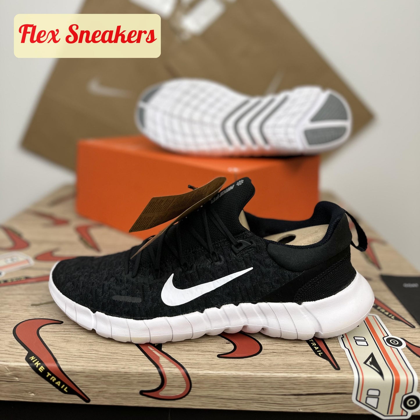 Free RN 5,0 Next Nature Black/White