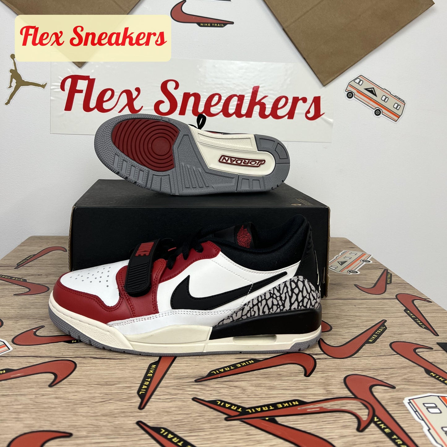 Air Jordan Legacy 312 Low Black/Red