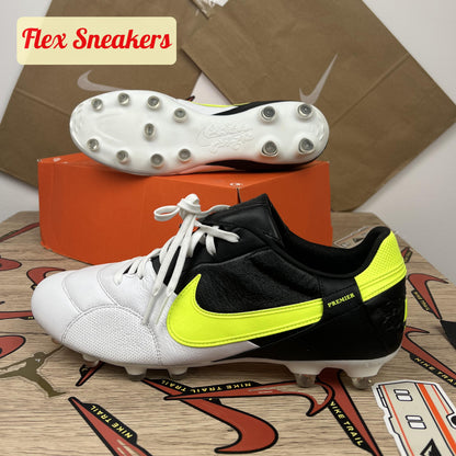 The Nike Premier III FG Black/Volt/White