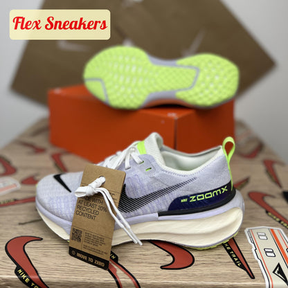 W ZoomX Invincible Run FK 3 White/Blue-Tint
