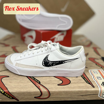 Blazer Low '77 GS White/Black
