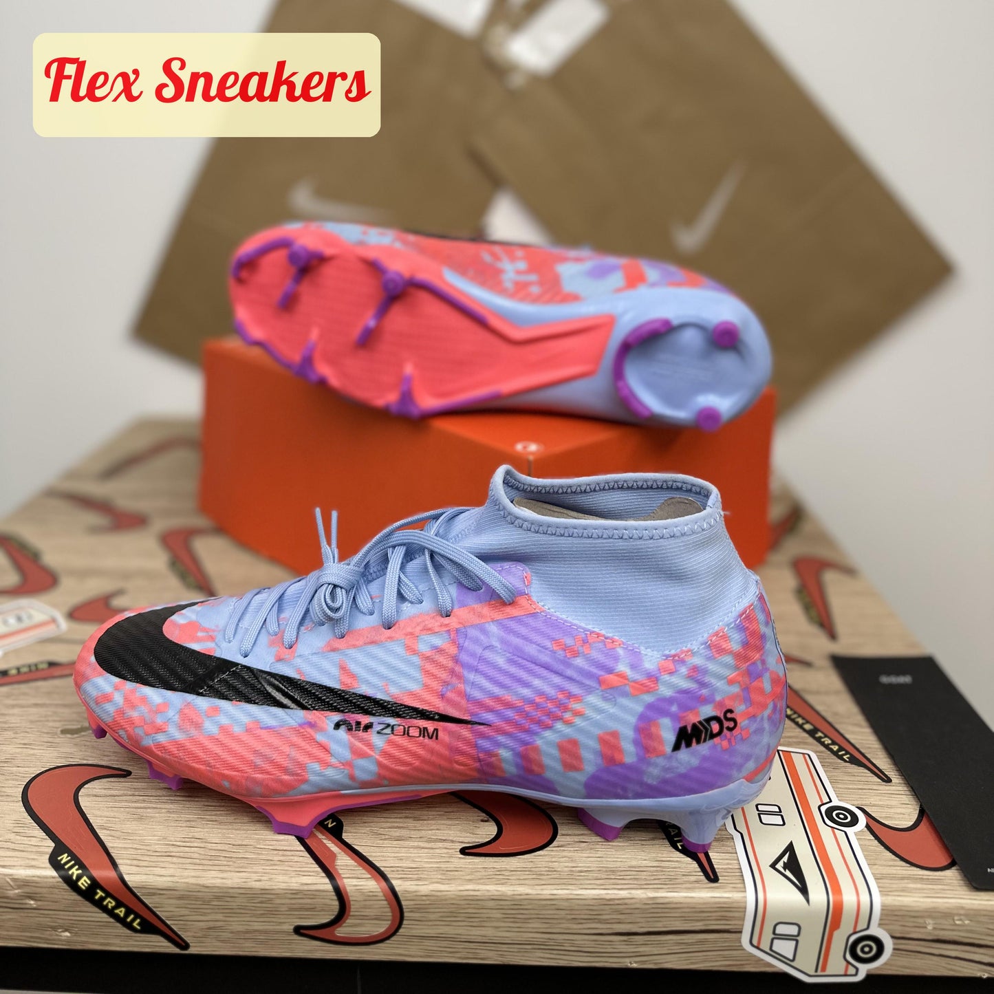 Zoom Superfly 9 MDS Academy FG/MG Blue/Pink