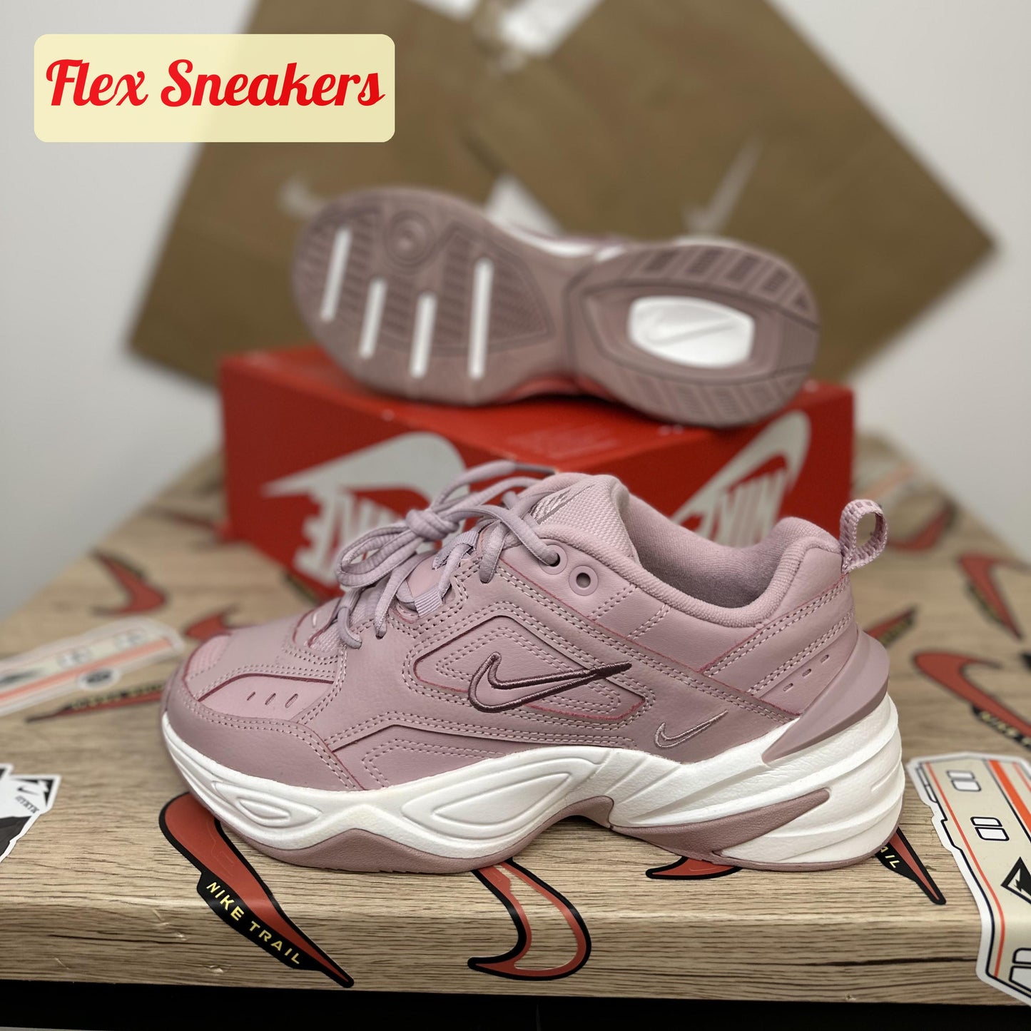 Nike M2K Tekno Plum-Chalk